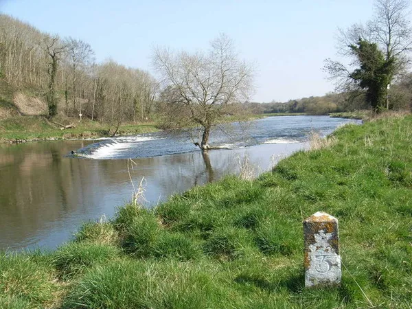 Weir on Boyne Near Stackallen