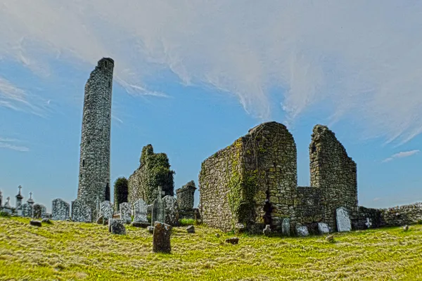 Tullaherin – la torre circolare colpita due volte